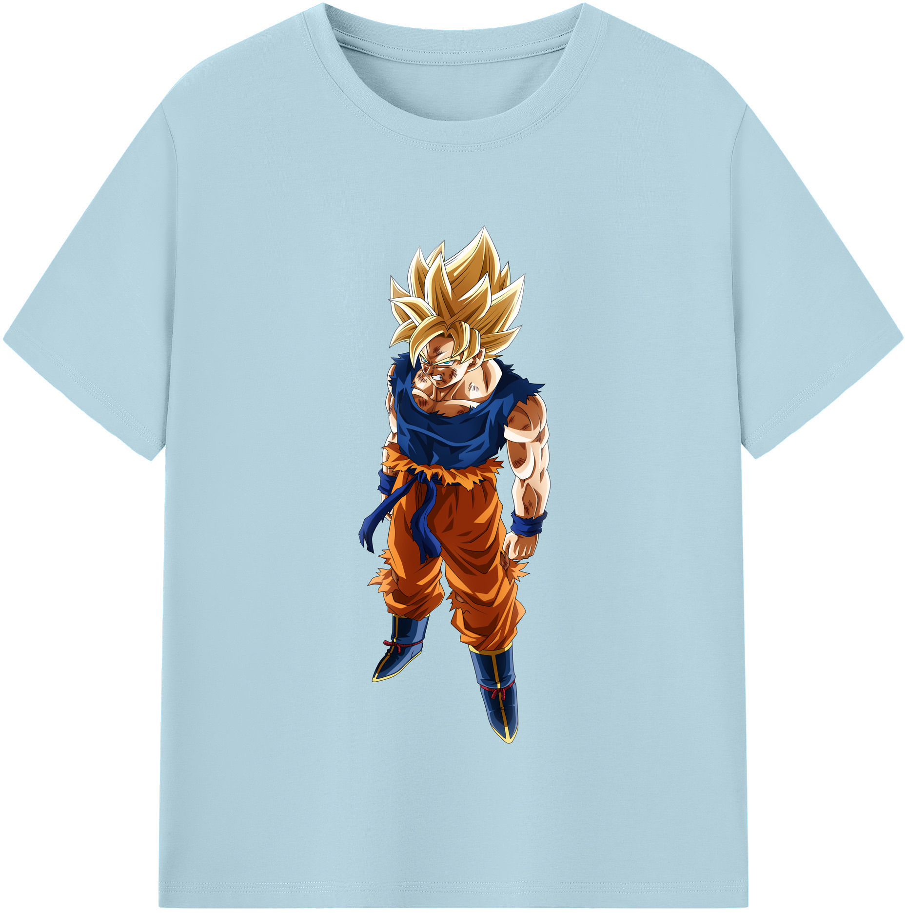 （画像用） ドラゴンボール 孫悟空（そん ごくう）Son Goku カカロット DRAGON BALL Kakarotto 綿100％半袖Tシャツ（フロントプリント）